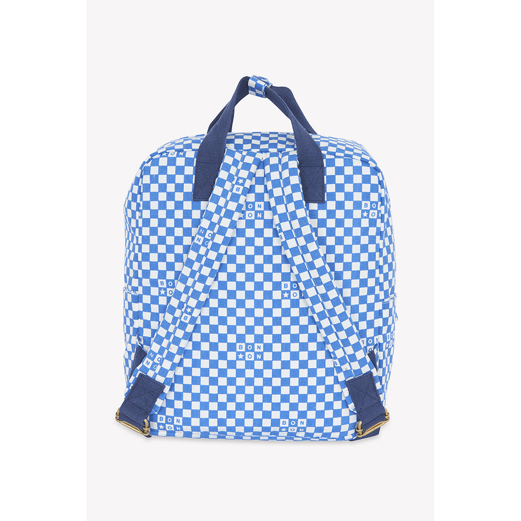 Bonton Backpack, Medium - Damier Bleu