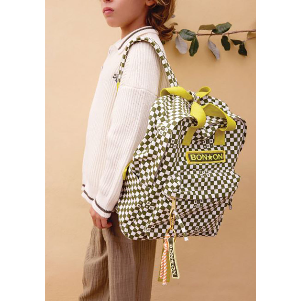Bonton Backpack, Medium - Damier Vert