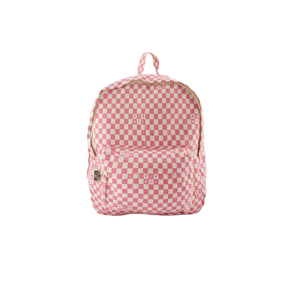 Bonton Backpack, Damier - Rose Clair