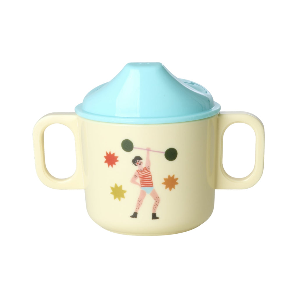 Rice Baby Cup with Two Handles, Mint