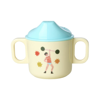 Rice Baby Cup with Two Handles, Mint