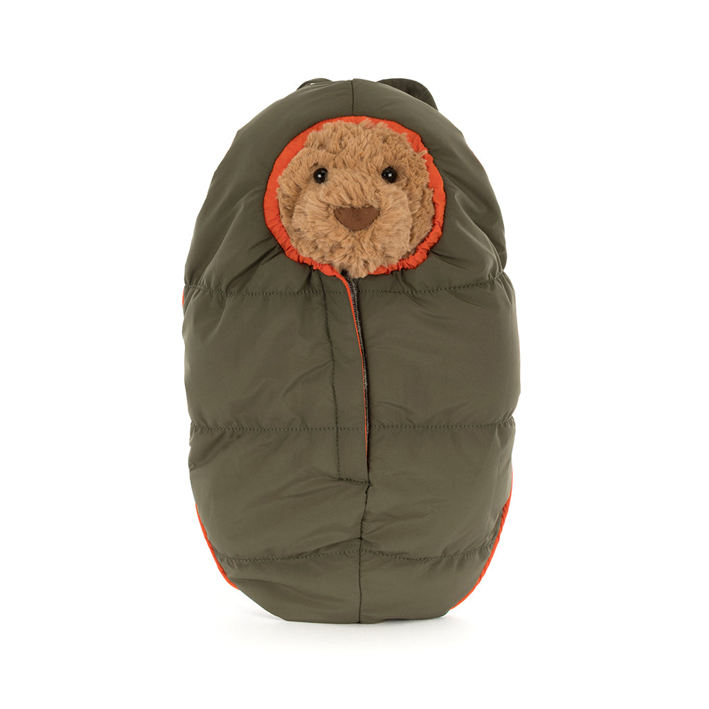 Jellycat teddy, Bartholomew Bear, Hiking Outfit - 26 cm
