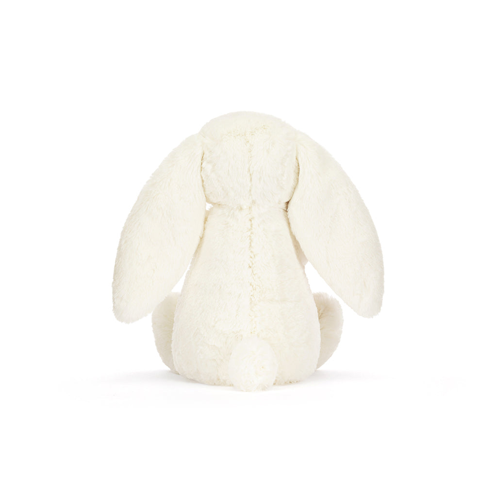 Jellycat Plush Toy, Bunny with Rose, Cream Bunny - 31 cm