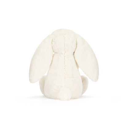 Jellycat Plush Toy, Bunny with Rose, Cream Bunny - 31 cm