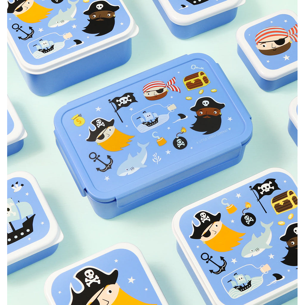 A Little Lovely Company Bento Lunchbox - Pirates