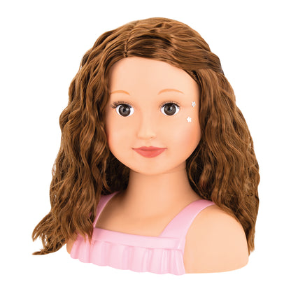 Our Generation Doll, Hairdresser Doll with Accessories - Brunette Talia