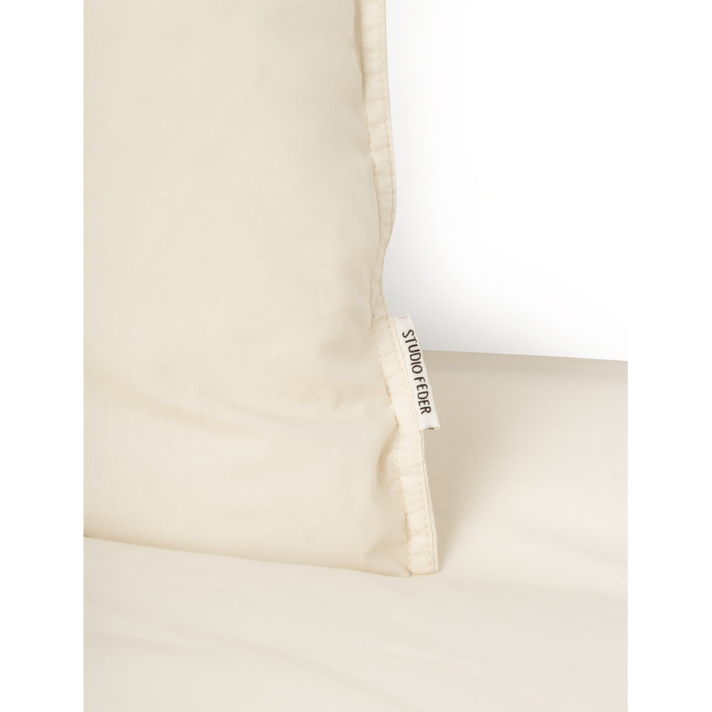 Studio Feder Adult Bedding, Organic Percale - Ivory