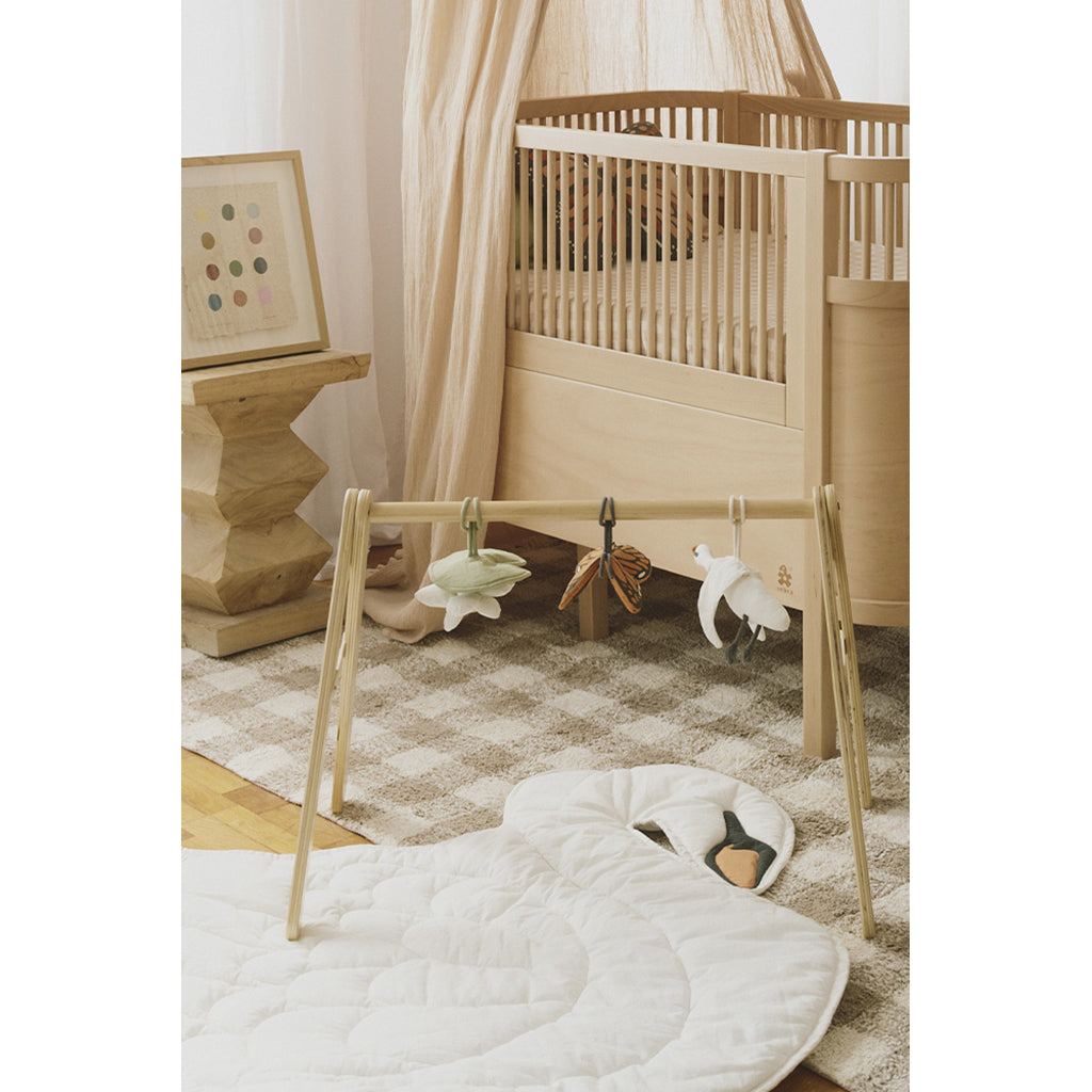 Lorena Canals Washable Rug, Swan - 100 x 120 cm