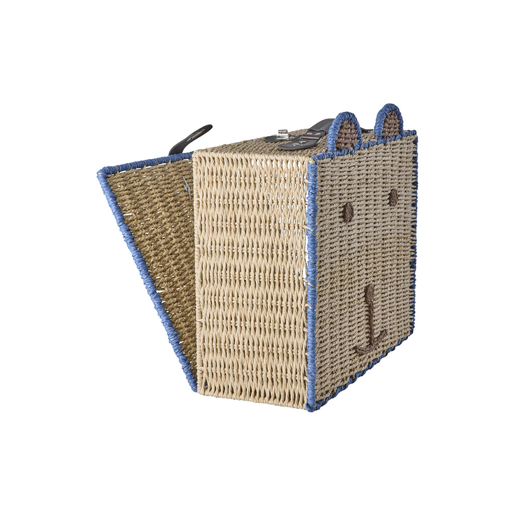 Rice Bear Suitcase for Storage - Blue
