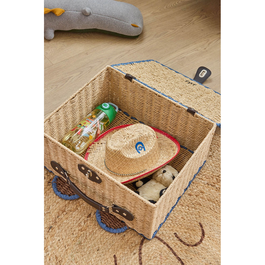 Rice Bear Suitcase for Storage - Pink