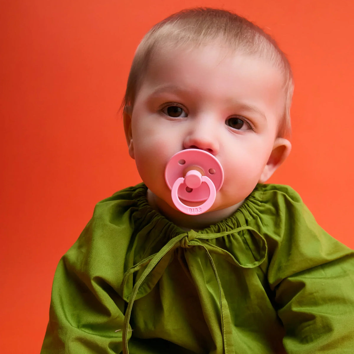 Bibs natural rubber pacifiers, size 2, 2-pack – Petal/Baby Pink