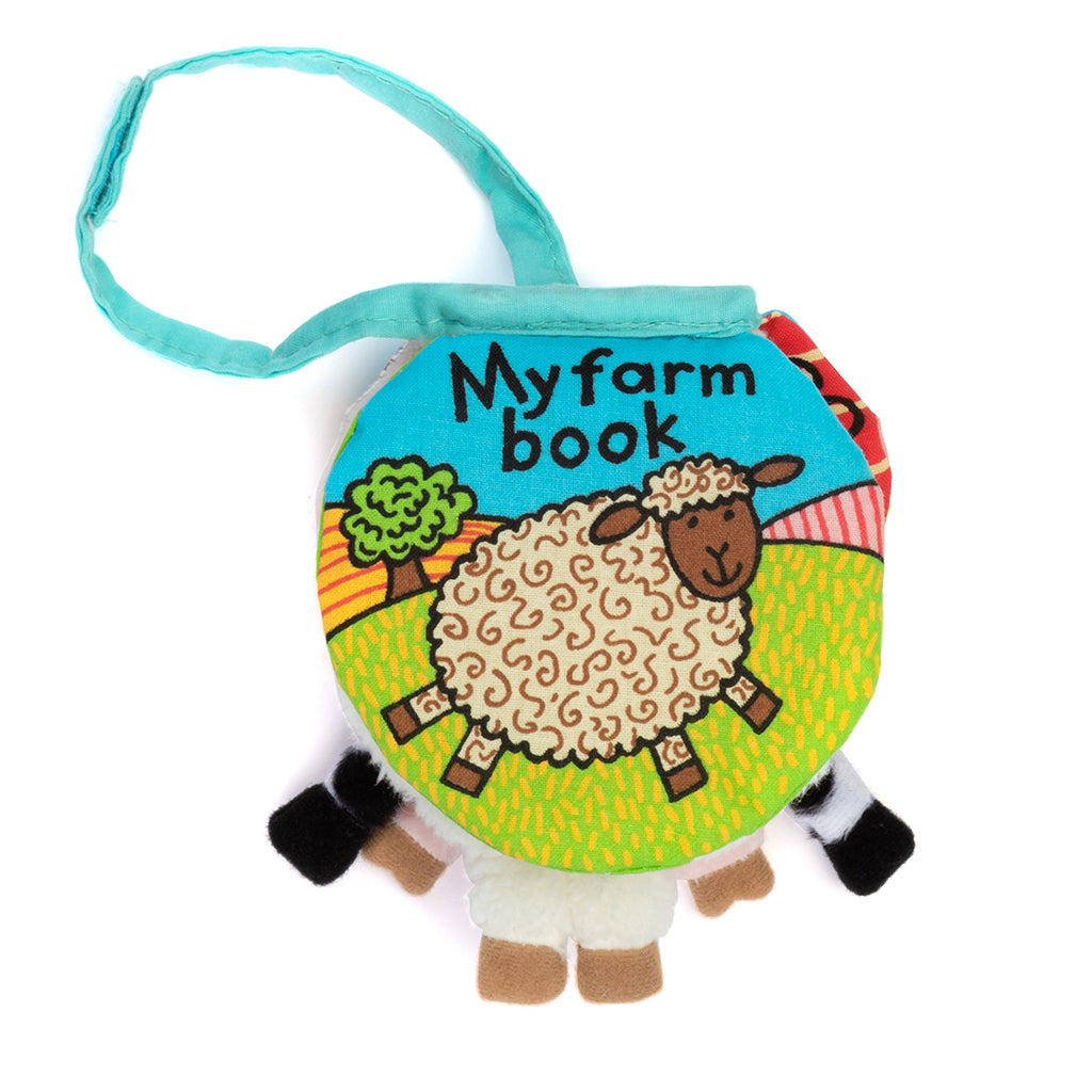 Jellycat rund stofbog, My farm