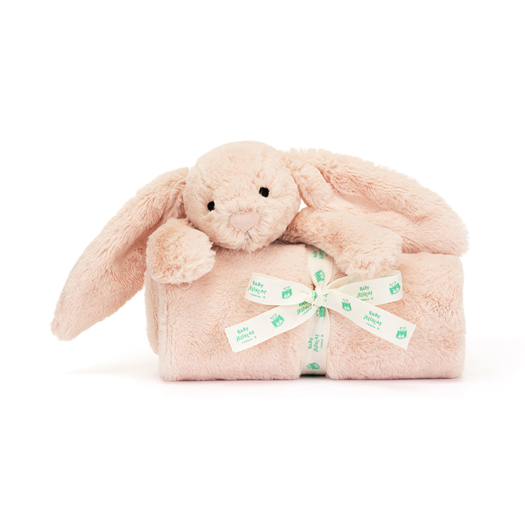 Baby Jellycat Blanket, Bashful Bunny, Blush - 56 cm