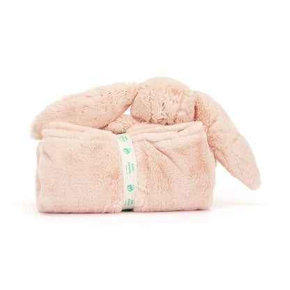Baby Jellycat Blanket, Bashful Bunny, Blush - 56 cm