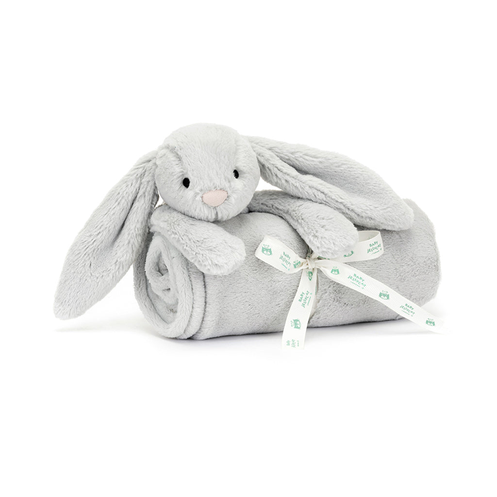 Baby Jellycat Blanket, Bashful Bunny, Silver - 56 cm