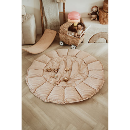 Play&amp;Go Bloom, 3-in-1 Baby Blanket, Organic - Stripes Brown