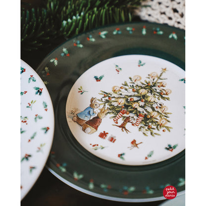 Petit Jour Paris, Peter Rabbit Flat Plate, Christmas Tree