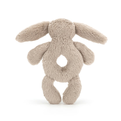 Baby Jellycat Ring Rattle, Kanin, Beige - 15 cm