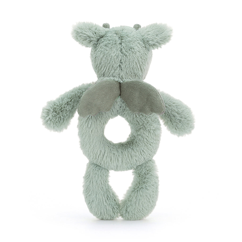 Baby Jellycat Ring Rattle, Dragon - 15 cm