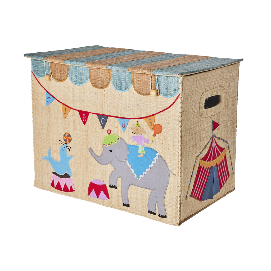Rice Wicker Basket House for Storage, Foldable, Large - Cirkus