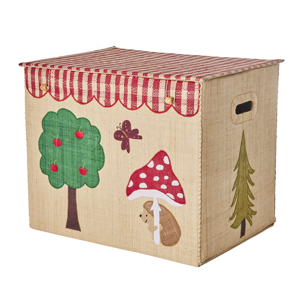 Rice Storage Basket House, Collapsible, XL - Happy Forest