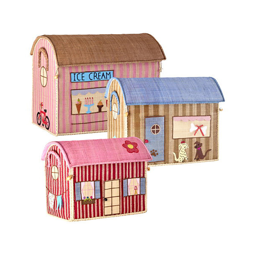Rice Basket House for Storage, Paris Theme