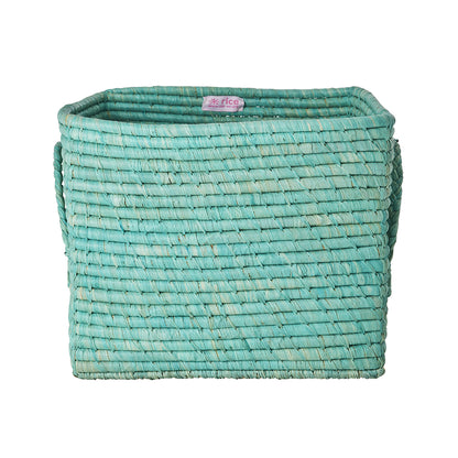 Rice Basket with Handle, Mint