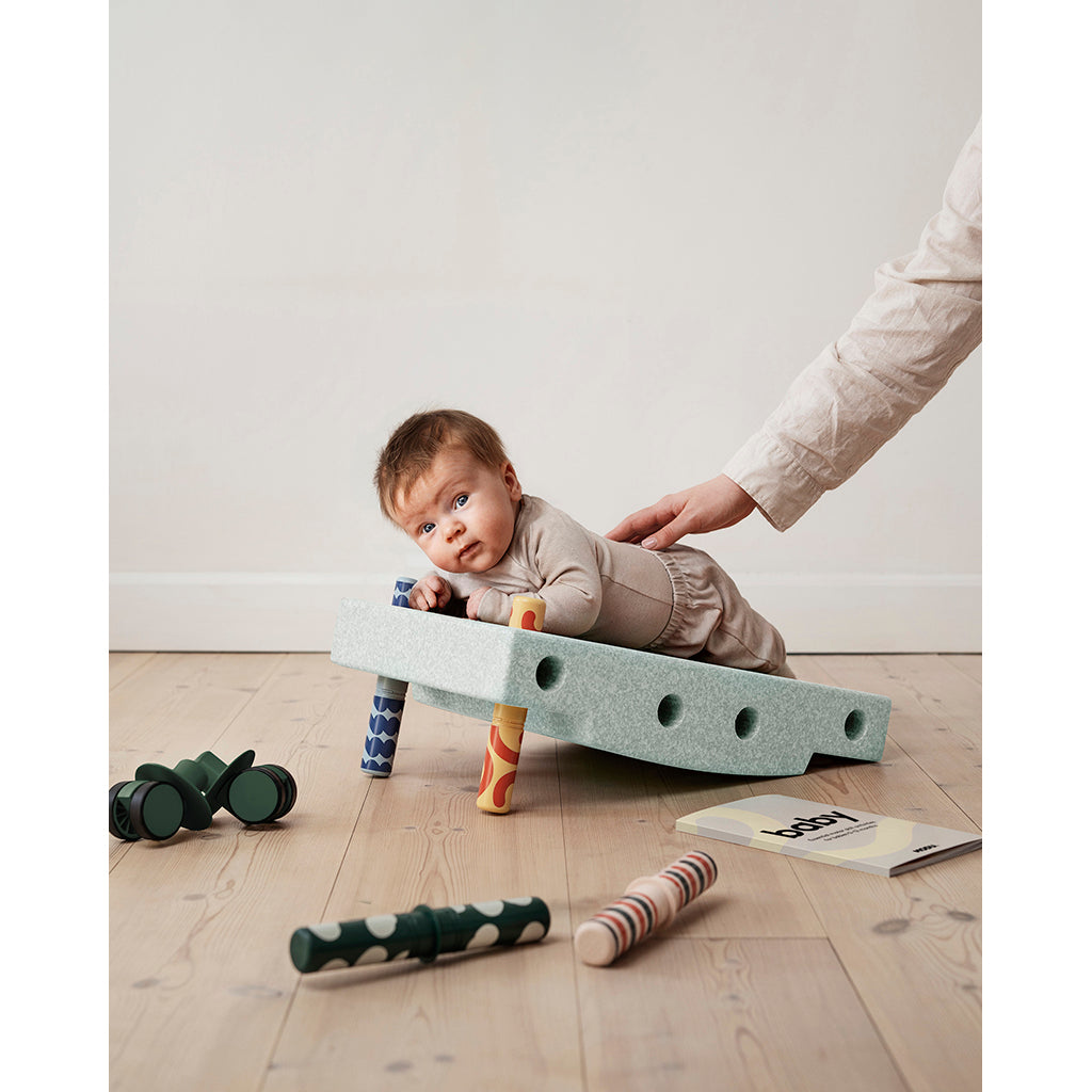 Modu Baby Motor Skills Set, Ocean Mint/Forest Green