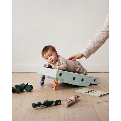 Modu Baby Motor Skills Set, Ocean Mint/Forest Green