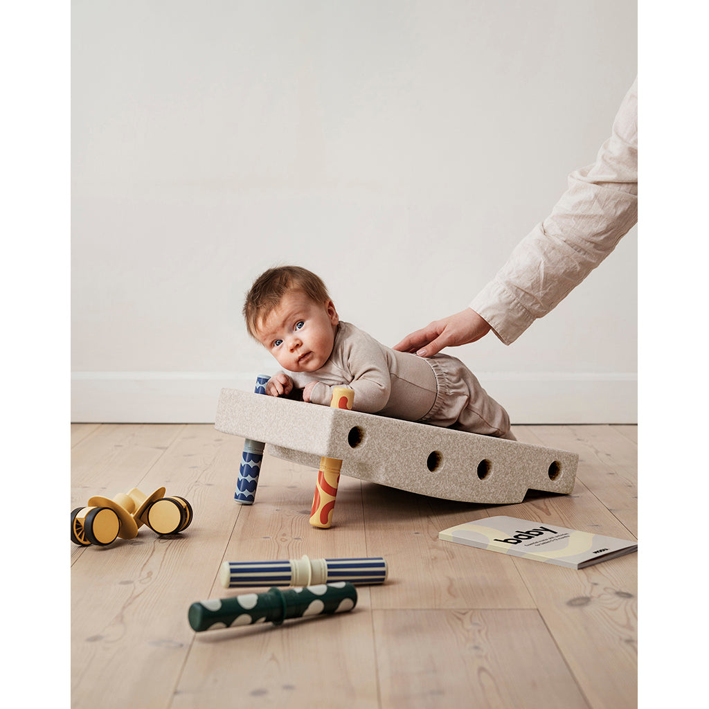 Modu Baby Motor Skills Set, Sand Grey/ Honey Yellow