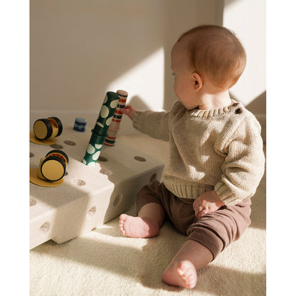 Modu Baby Motor Skills Set, Sand Grey/ Honey Yellow