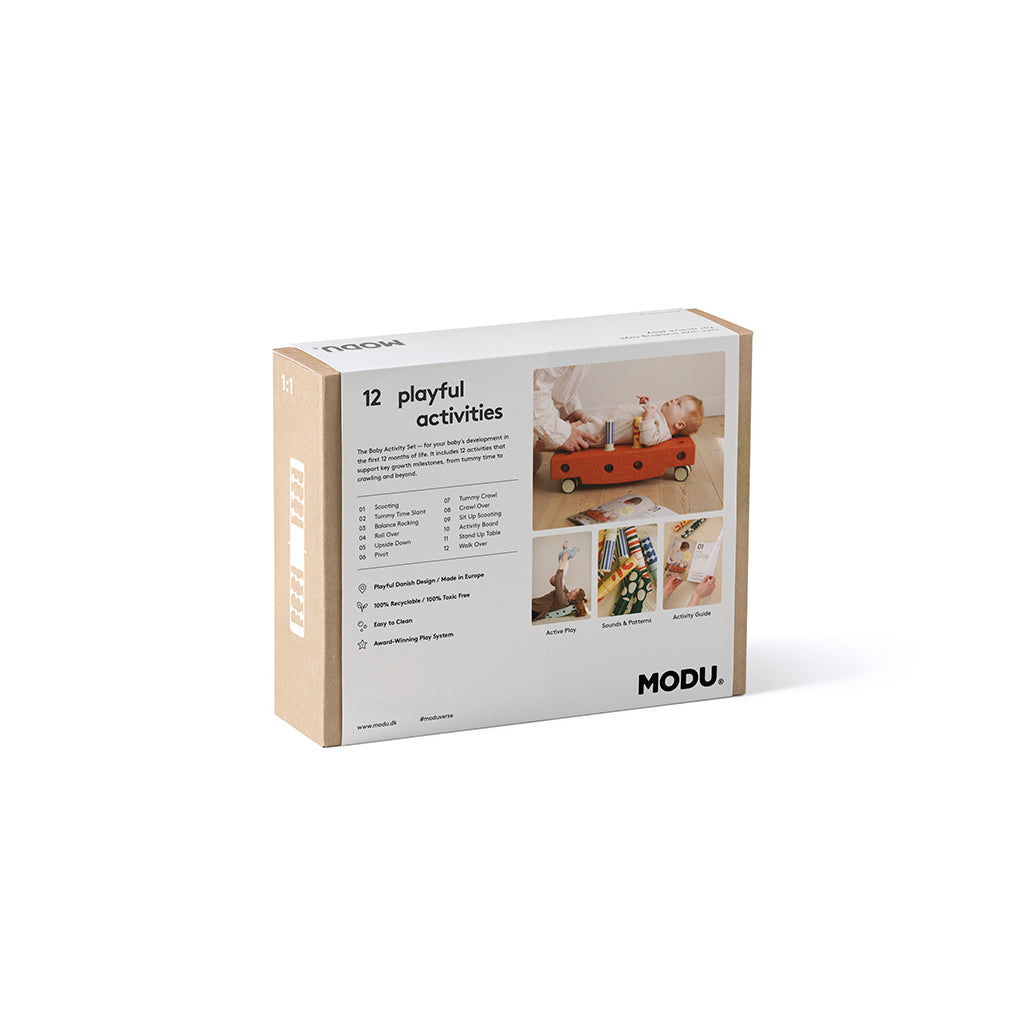 Modu Baby Motor Skills Set, Sand Grey/ Honey Yellow