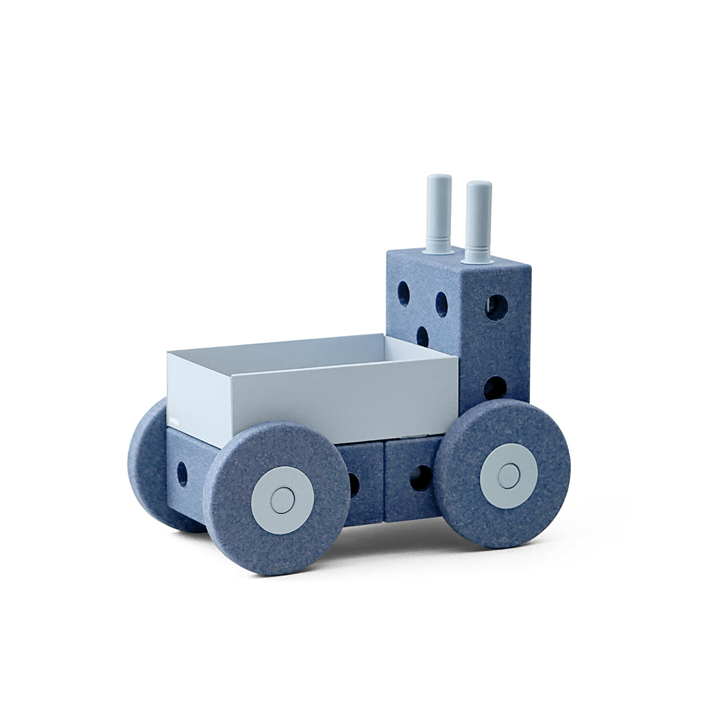 Modu 3-in-1 Walker, Foam Activity Toy - Deep Blue/Sky Blue