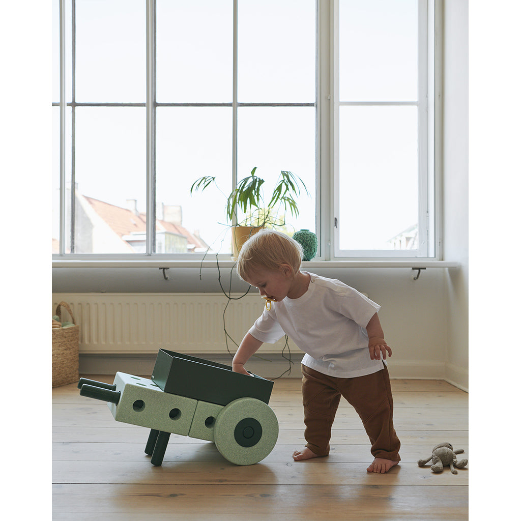 Modu 3-in-1 Walker, Foam Activity Toy - Ocean Mint/Forest Green