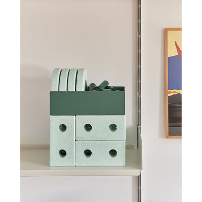 Modu 3-in-1 Walker, Foam Activity Toy - Ocean Mint/Forest Green