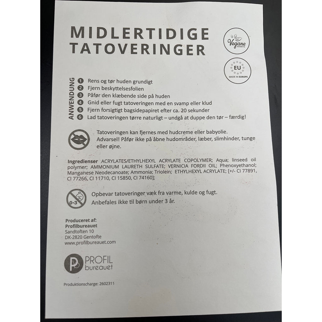 Danish Hospital Clowns, Tattoos – Support Danish Hospital Clowns