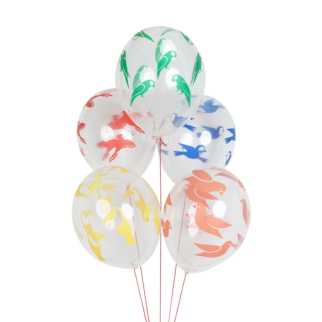 My Little Day Balloons, Printed Balloons, Pack of 5, Tropical