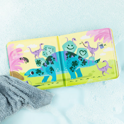 Tiger Tribe Bath Toy, Bath Book - Messy Dinosaurs