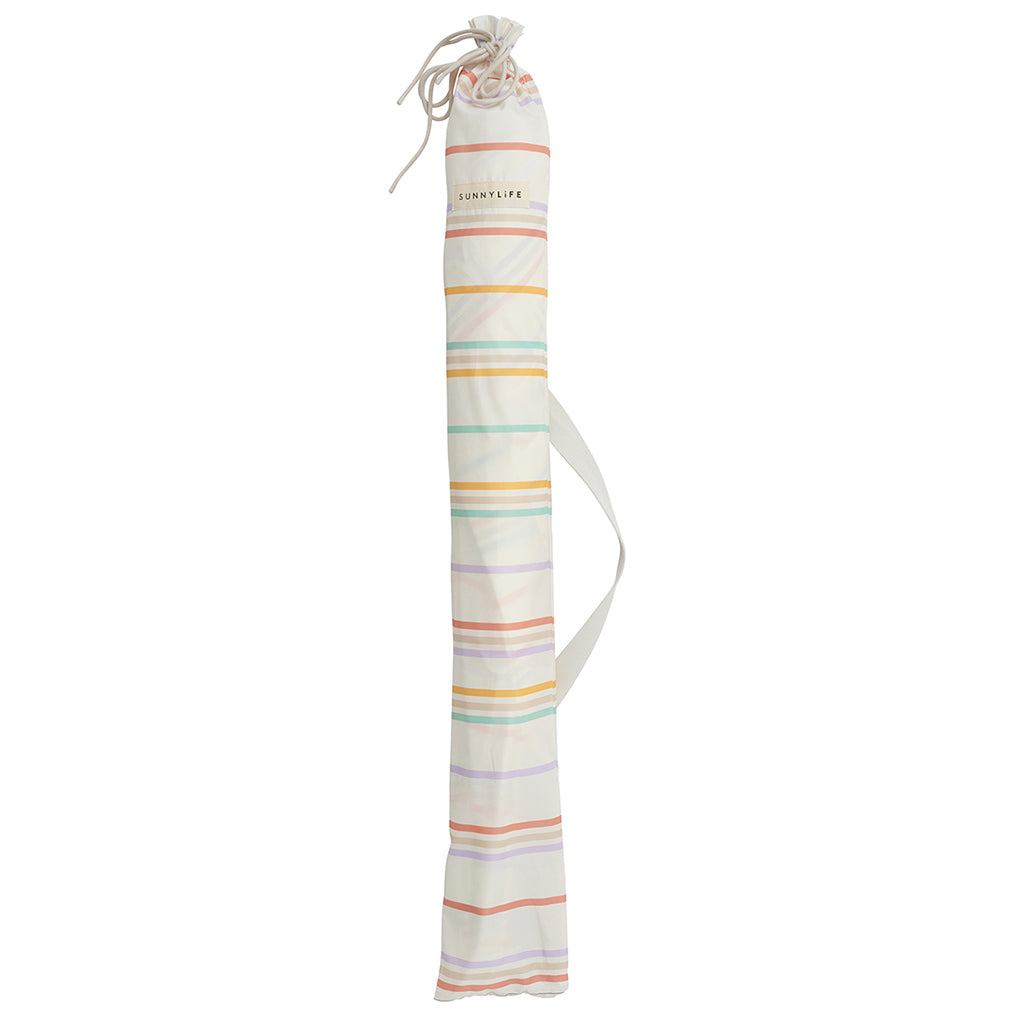 Sunnylife Beach Parasol, UPF50+ Protection - Rio Sun Multi Stripe