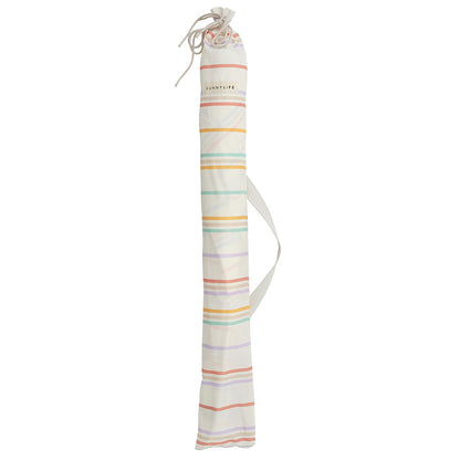 Sunnylife Beach Parasol, UPF50+ Protection - Rio Sun Multi Stripe