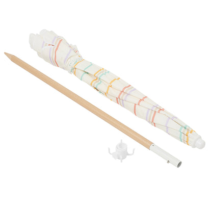 Sunnylife Beach Parasol, UPF50+ Protection - Rio Sun Multi Stripe