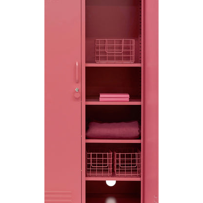 Mustard Made Baskets, Set of 3 Wire Baskets - Berry