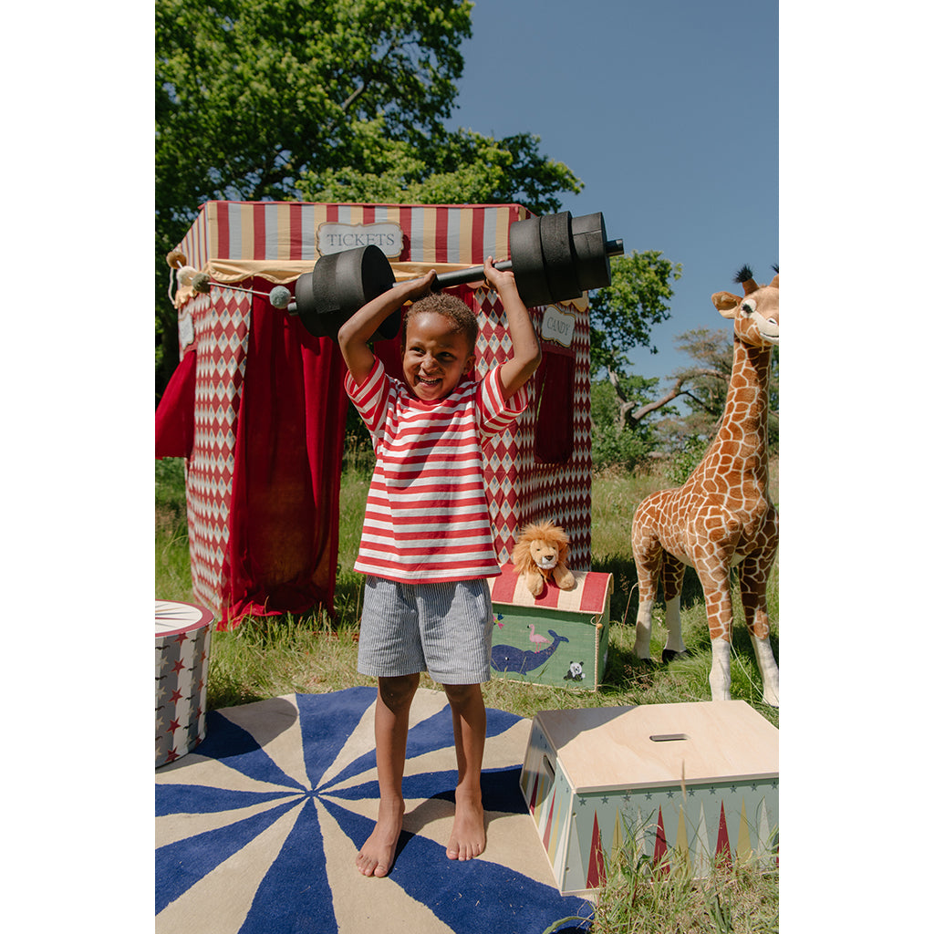 By Astrup Vintage Circus stærkmandsvægt