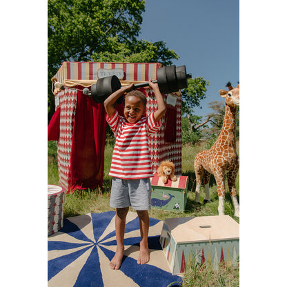 By Astrup Vintage Circus stærkmandsvægt