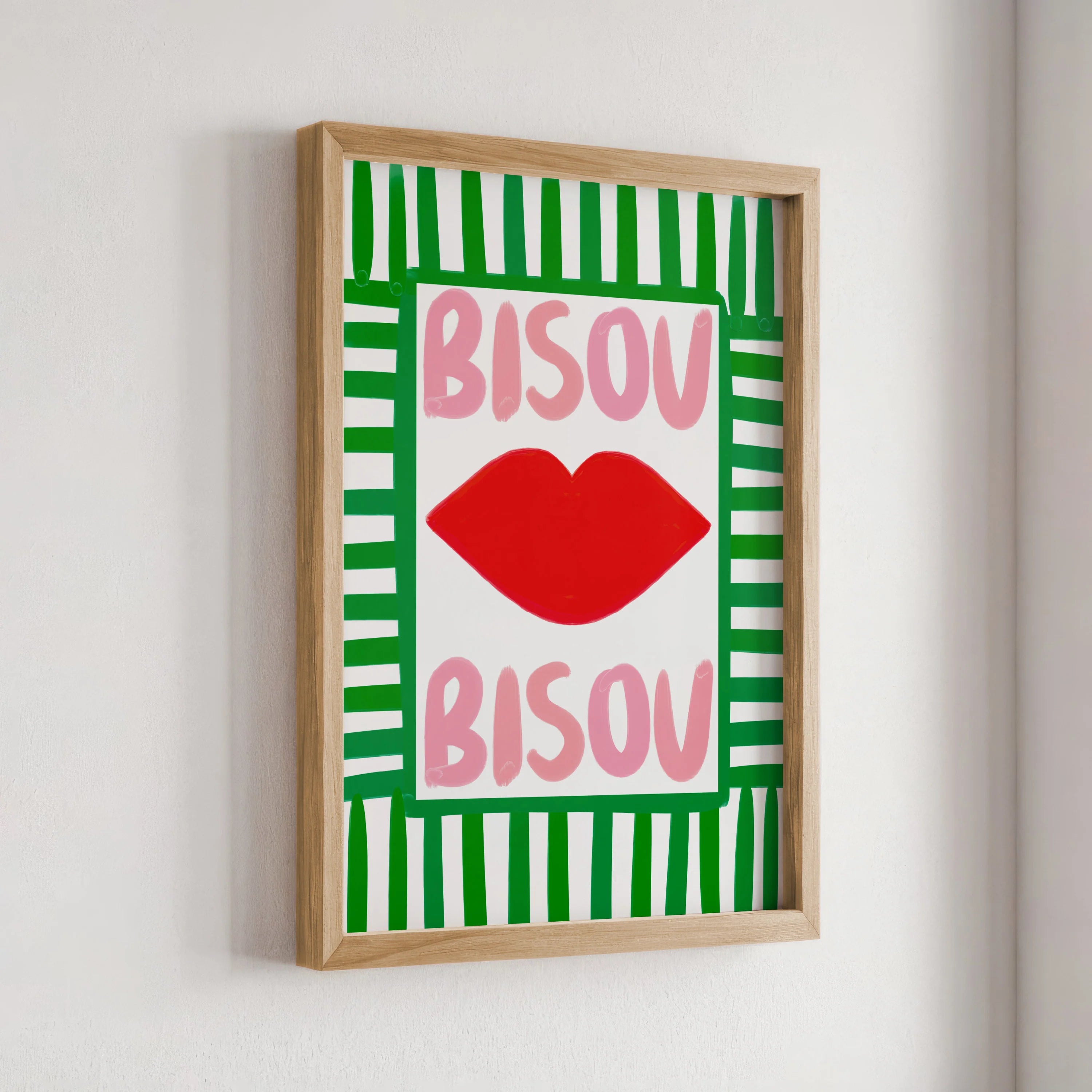 Nephthys Illustrated Art Print, Bisou Bisou No1 - A4