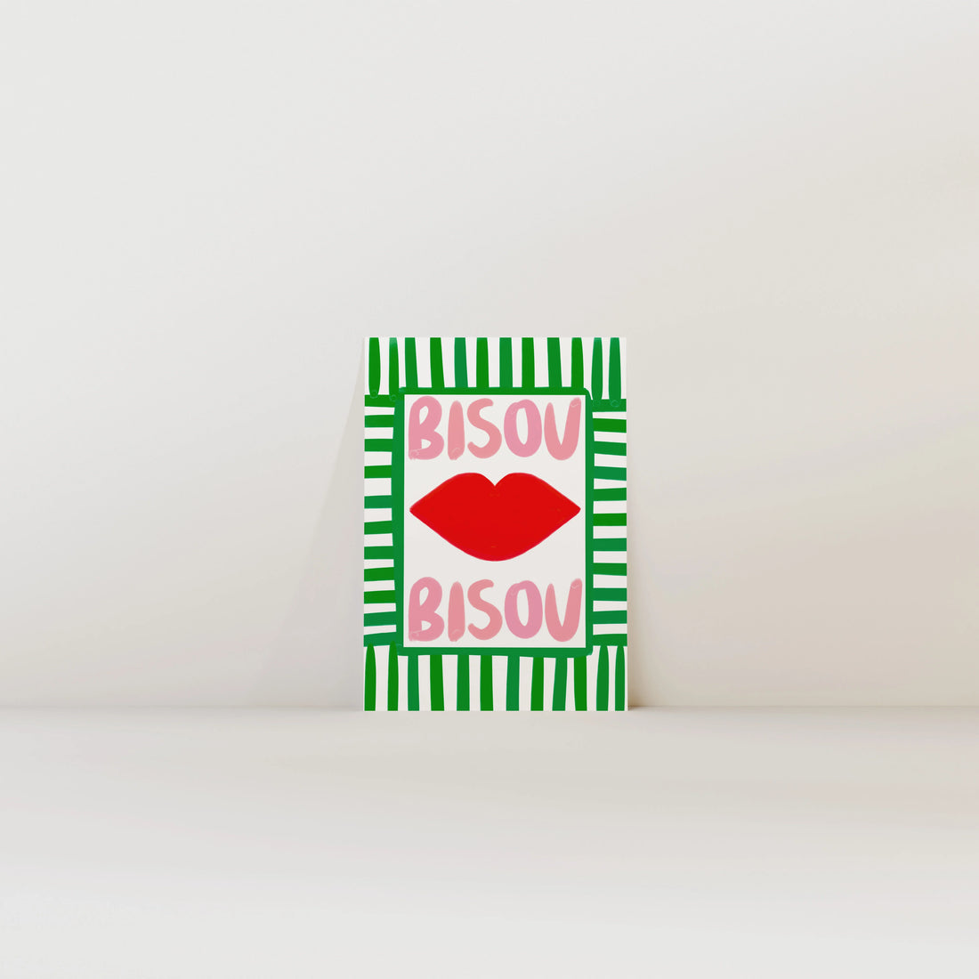 Nephthys Illustrated plakat, Bisou Bisou No1 - A4