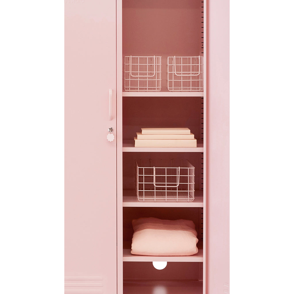 Mustard Made Baskets, Set of 3 Wire Baskets – Blush