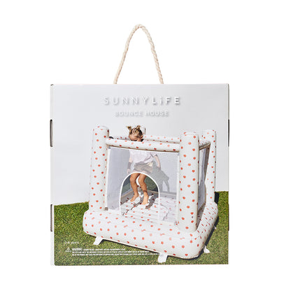 Sunnylife Inflatable Bouncy Castle, Ages 3-6 - Poppy the Peach