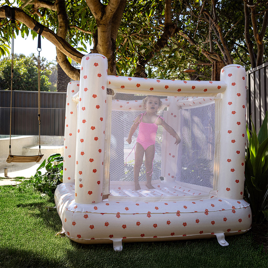 Sunnylife Inflatable Bouncy Castle, Ages 3-6 - Poppy the Peach