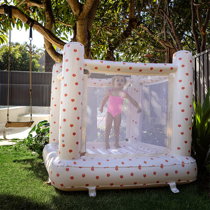 Sunnylife Inflatable Bouncy Castle, Ages 3-6 - Poppy the Peach
